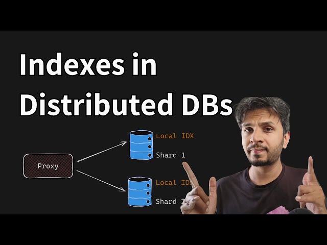 How indexes work in Distributed Databases, their trade-offs, and challenges