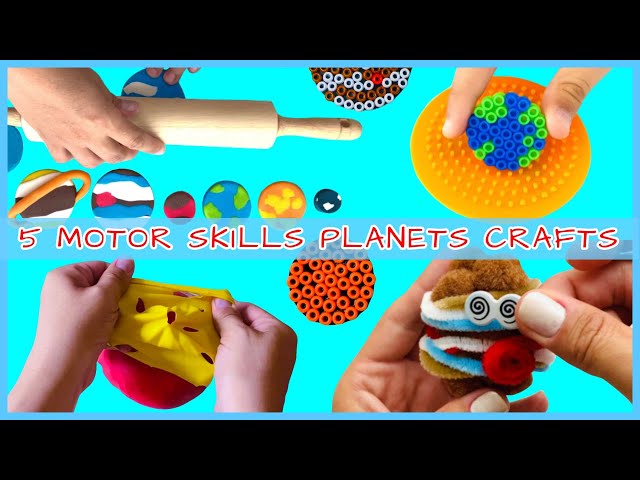5 DIY Craft Planets Projects Compilation for kids | FOR KIDS Develop and improve FINE MOTOR SKILLS