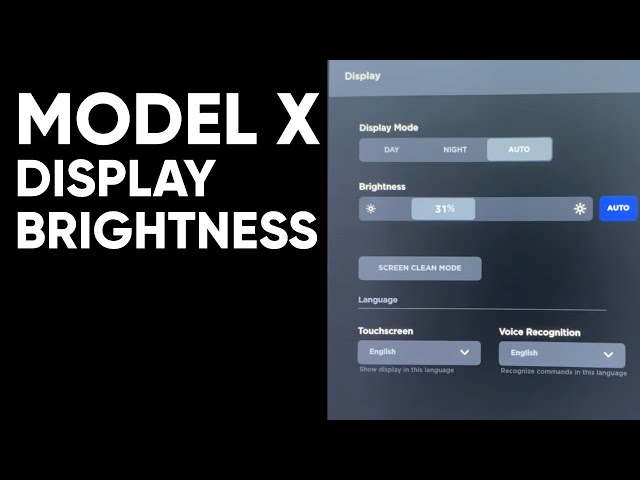 How to adjust the screen brightness in your Tesla!