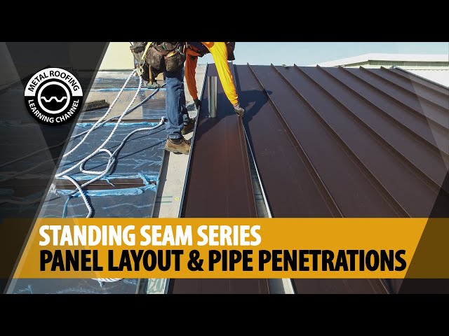 How To Install Standing Seam Metal Roofing - Panel Layout For Metal Roofing Panels