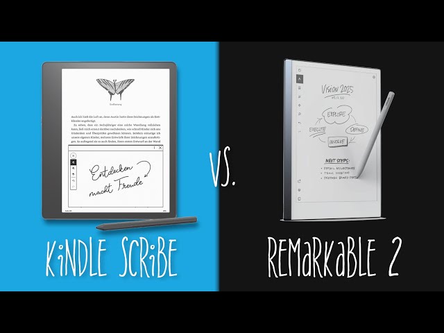 Was lohnt sich mehr? Kindle Scribe vs reMarkable 2 - Vergleich | Venix