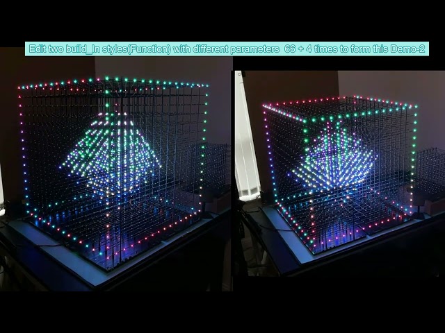 3D led cube 16x16x16 of larry.ya Edited Styles Demo - 2