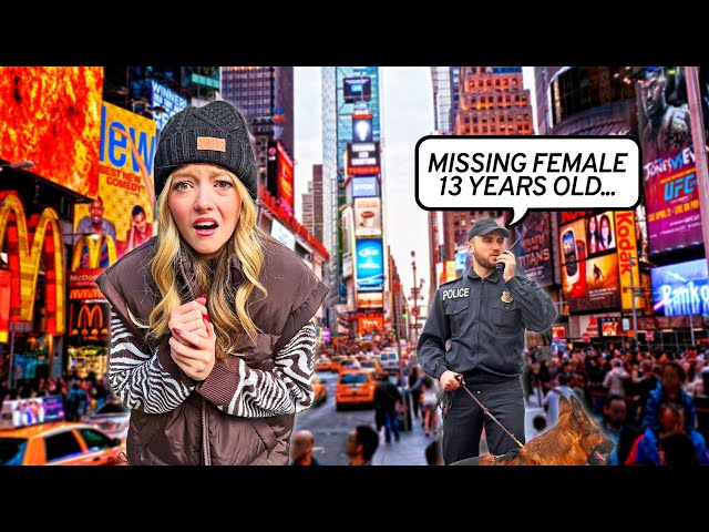 I Pretended I Went MISSING In TIME SQUARE NEW YORK CITY **prank** |Emily Dobson