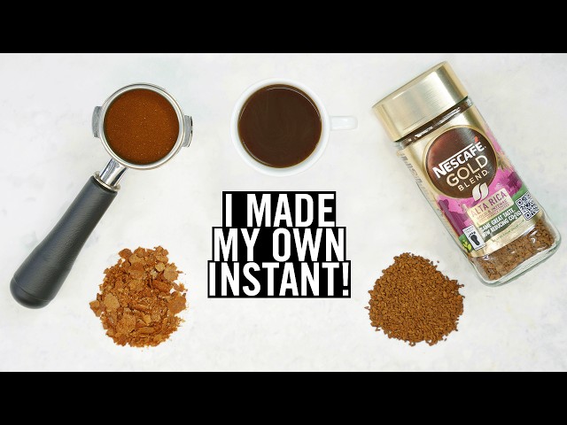 Making My Own Instant Coffee: Can I Make It Taste Good?