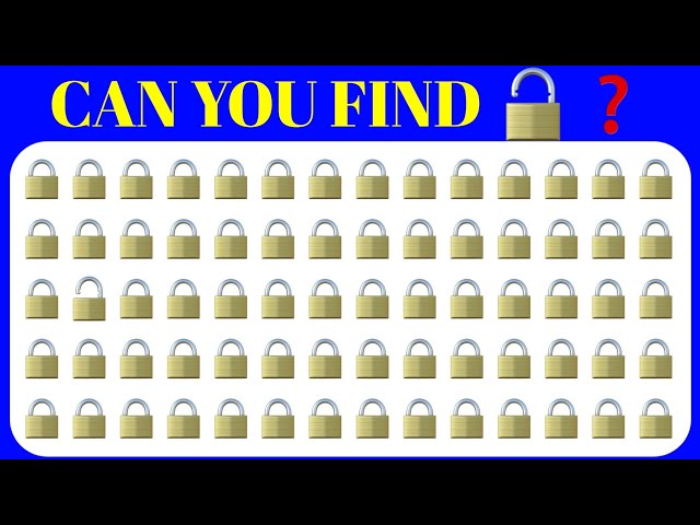 【Easy, Medium, Hard Levels】 Can you Find the Odd 🔓 Emojis in 15 seconds? 30 Rounds #02