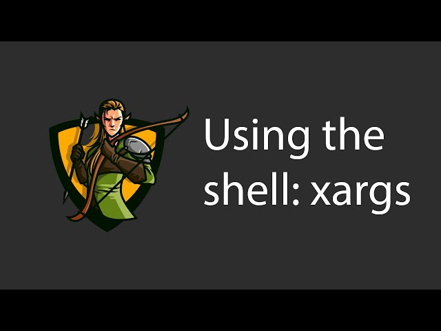 Using the Shell: xargs