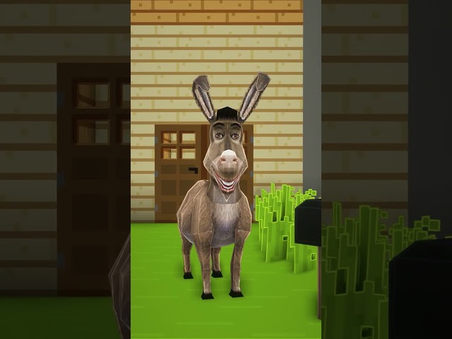 My Friend Donkey - Emotional Clip 🎵 Minecraft #shorts