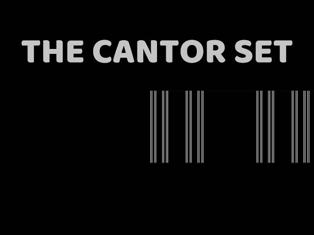 What happens at infinity? - The Cantor set