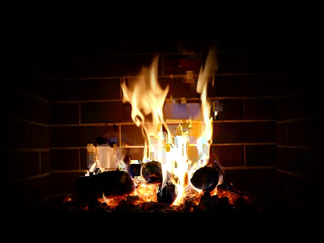 Fireplace video relax 3 hours
