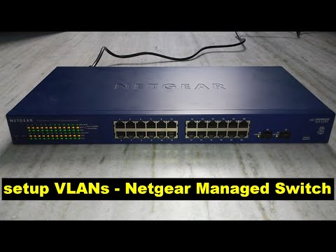 setup VLANs - Netgear Switch GS724T | Switch D-link DGS-1210 | Configure trunk ports