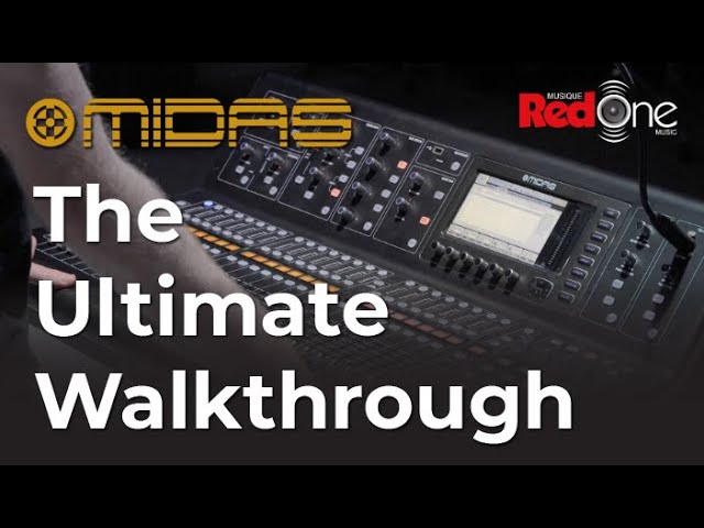 Midas M32 Live - The Ultimate Walkthrough | RedOne Music Canada