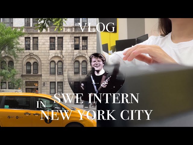 nyc swe intern vlog | thoughts on working as a senior in college and seeing ed sheeran | kellygraphy