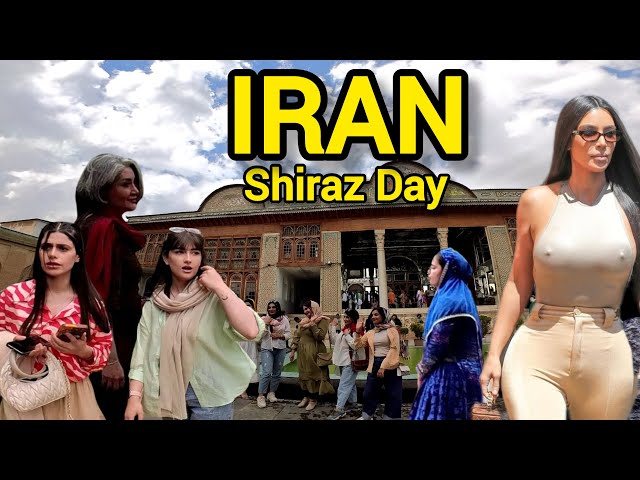 Incredible Life of Iranians – Spectacular Walking Tour in Narenjestan Ghavam on Shiraz Day, Iran