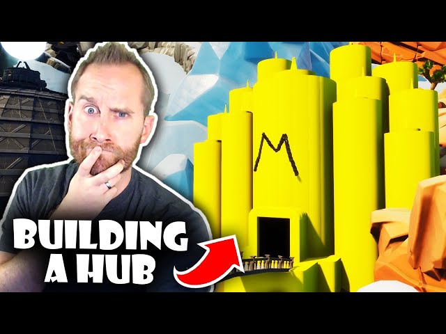 Building a Hub in Fortnite Creative Part 8!