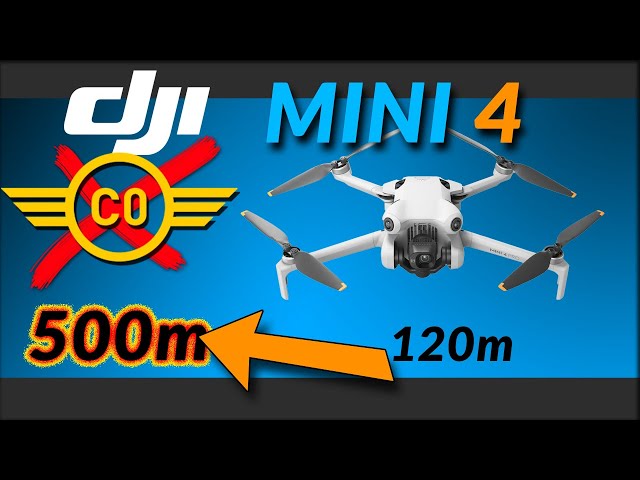 DJI Mini 4 Pro Anleitung: Entfernung Höhenlimit und C0 Drohnenklasse