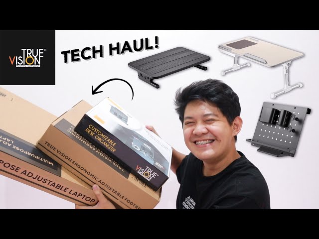 TRUE VISION Tech Haul! Desktop Accessories Unboxing & Review (Philippines)