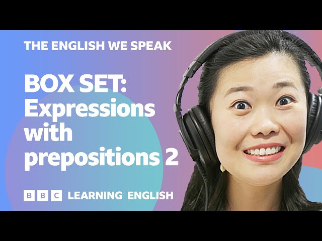 BOX SET: English vocabulary mega-class! 🤩 8 English 'expressions with prepositions 2' in 18 minutes!