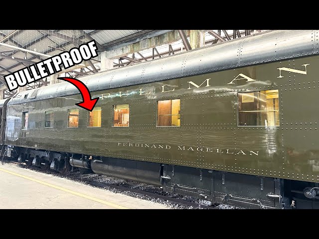 Inside the ARMORED Train Used by US Presidents!