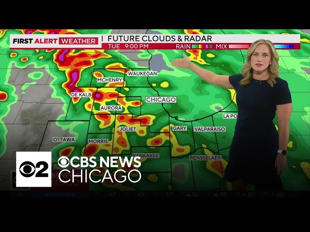 Severe storms possible Tuesday night in Chicago