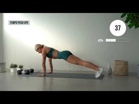 25 MIN TONED UPPER BODY With Weights - Toned Arms + Shoulders - No Repeat Home Workout