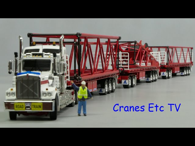 Drake Mammoet Kenworth C509 + Freighter Road Train by Cranes Etc TV