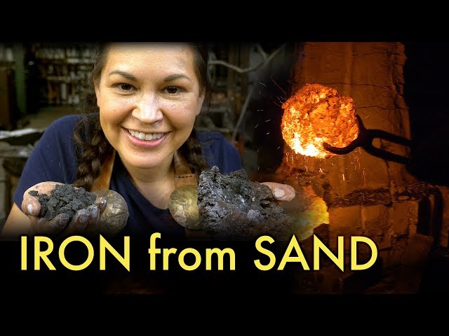 IRON from SAND - Oldest form of iron smelting
