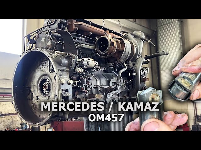 COMPLETE MERCEDES AXOR ENGINE REPAIR. DISASSEMBLING, ASSEMBLY AND STARTING MOTOR OM457