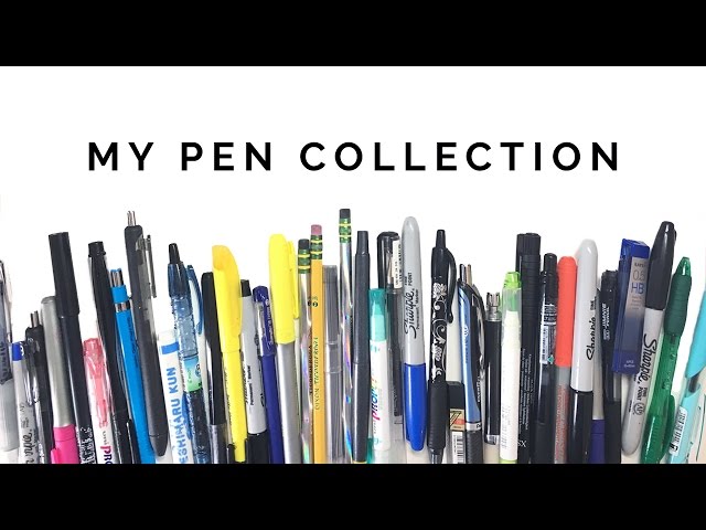 my pen collection (spoiler: it's a mess)