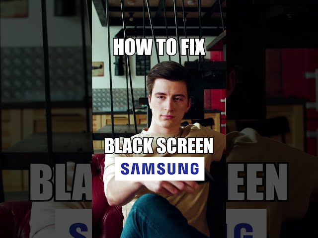 Black Screen on Samsung TV? Do this! 📺 #Shorts