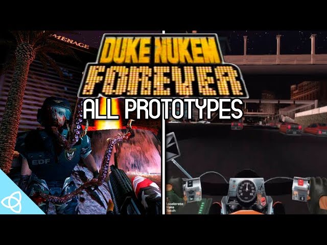 Duke Nukem Forever - All Early Prototypes and Beta Versions [Gameplay and Trailers 1998-2010]