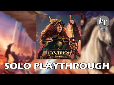 Tanares Adventures Board Game - Solo Playthrough - The Quest Begins!