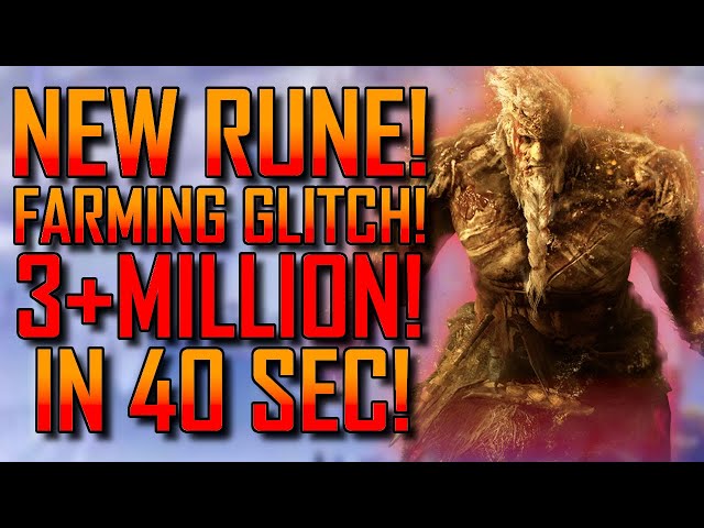 Elden Ring | 3+ MILLION RUNES In 40 SECONDS! | NEW RUNE Farming Glitch! | BEST Rune Farm AFTER PATCH