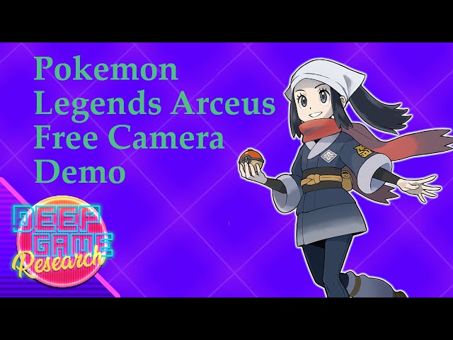 Pokemon Legends: Arceus Free Camera Demo