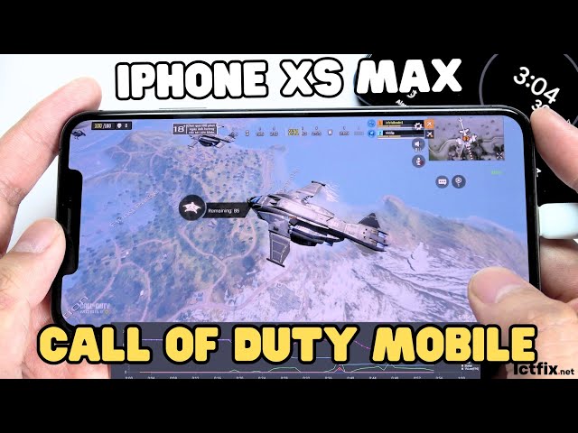 iPhone XS Max Call of Duty Mobile Gaming test CODM | Apple A12 Bionic
