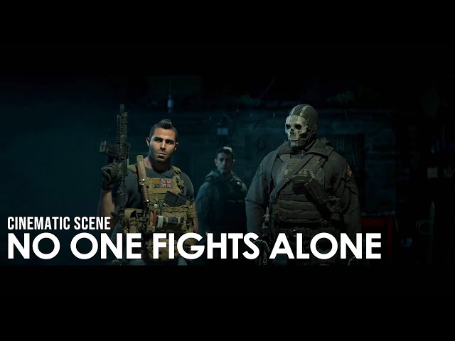 Soap Loves Ghost - Call of Duty: Modern Warfare 2 "No One Fights Alone" Cutscene