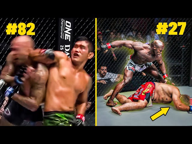 ONE's Top 100 KNOCKOUTS 😱🔥🥊