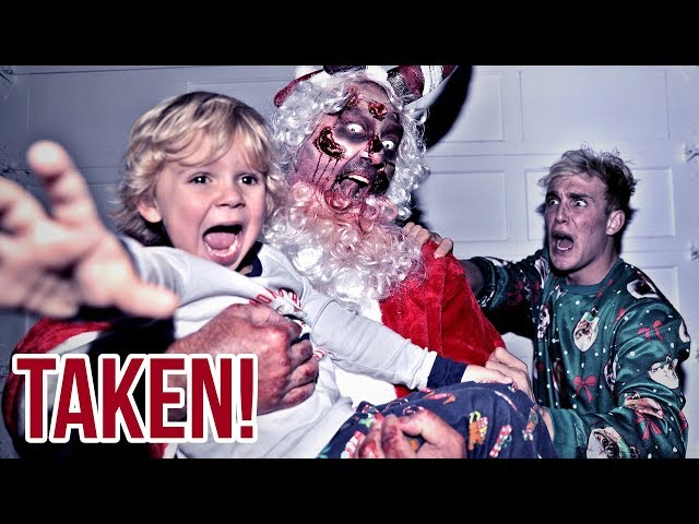 The Zombie Santa TOOK Mini Jake Paul.. (scary)