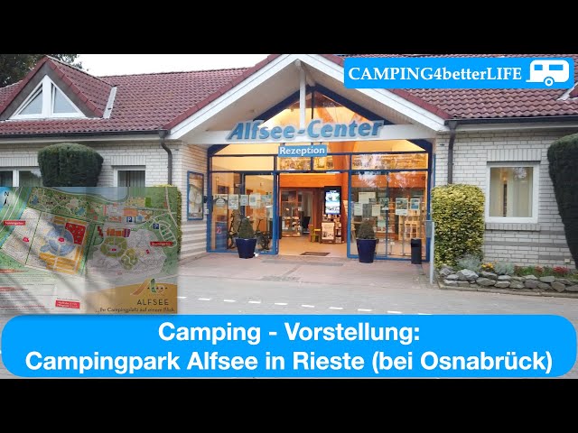 Camping Vorstellung: Campingpark Alfsee in Rieste bei Osnabrück - Urlaub mit Wohnwagen