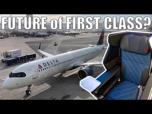 Delta Airlines BRAND NEW A321neo First Class from Boston to SFO