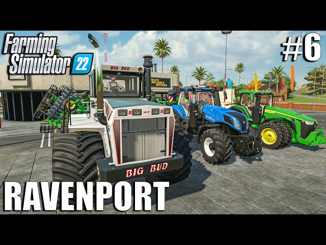 Creating Fields with New Tractors | Ravenport | Episode #6 | Farming Simulator 22