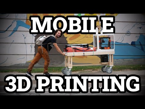 I Built an OFF GRID 3D Printing Station