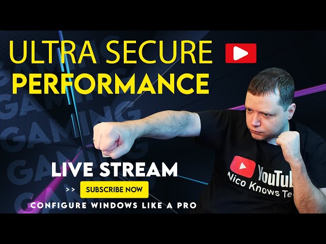 Ultra Secure Performance on Windows PC | Live Tutorial and Q & A | Must Have Apps