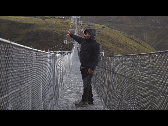 Puente colgante de Tinco el más alto del Perú parte 06