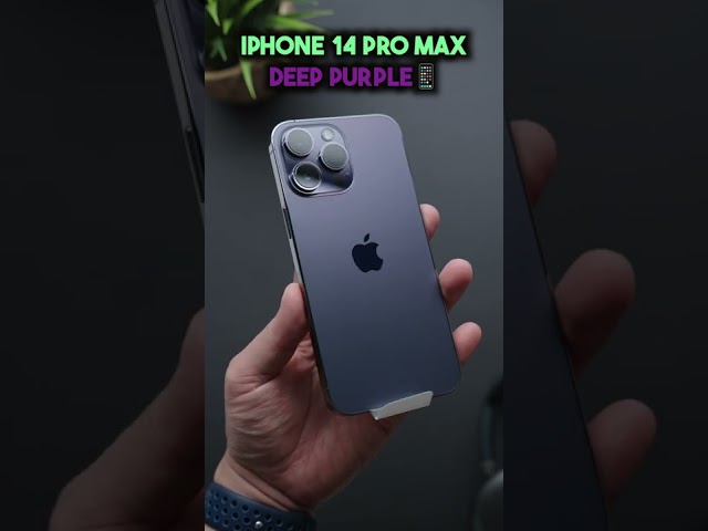 iPhone 14 Pro and 14 Pro Max - Space Black & Deep Purple!!