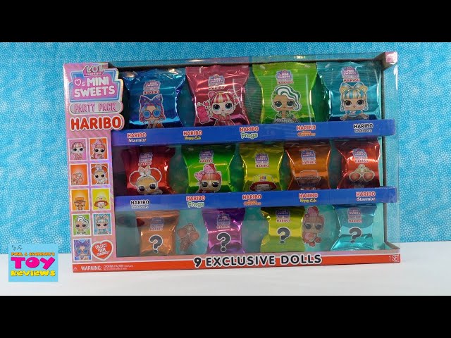 LOL Surprise Loves Mini Sweets Haribo Exclusive Dolls Unboxing | PSToyReviews