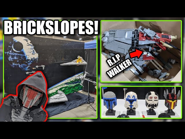 A Broken AT-TE A Giant LEGO Star Wars Mosaic And A Peach | Attending My First LEGO Convention!