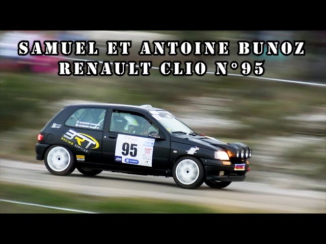 Rallye du Bas Vivarais 2023 - Renault Clio N°95 - Samuel et Antoine BUNOZ