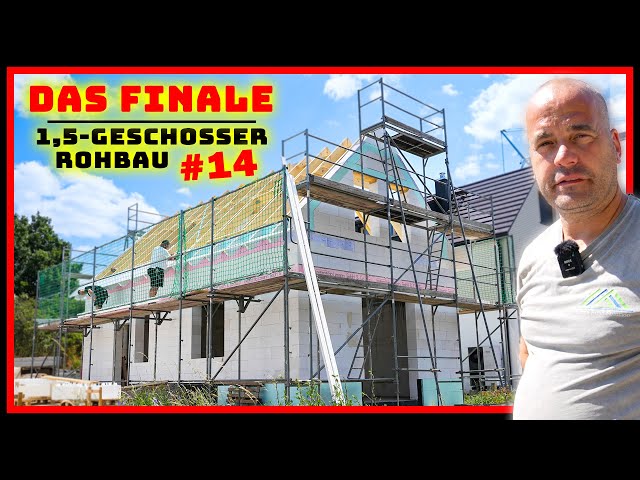 Das ENDE - BETONBALKEN bauen & BAUSTELLE fertigstellen | 1,5-GESCHOSS HAUS #14 | Home Build Solution