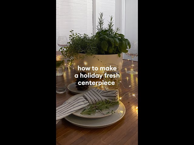 How to Make a Holiday Fresh Centerpiece