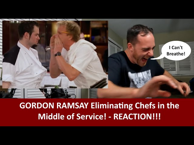American Reacts to 10 Times Gordon Ramsay Eliminated A Chef In The Middle Of Service REACTION
